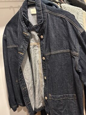 Denim Work Jacket - Dark Blue